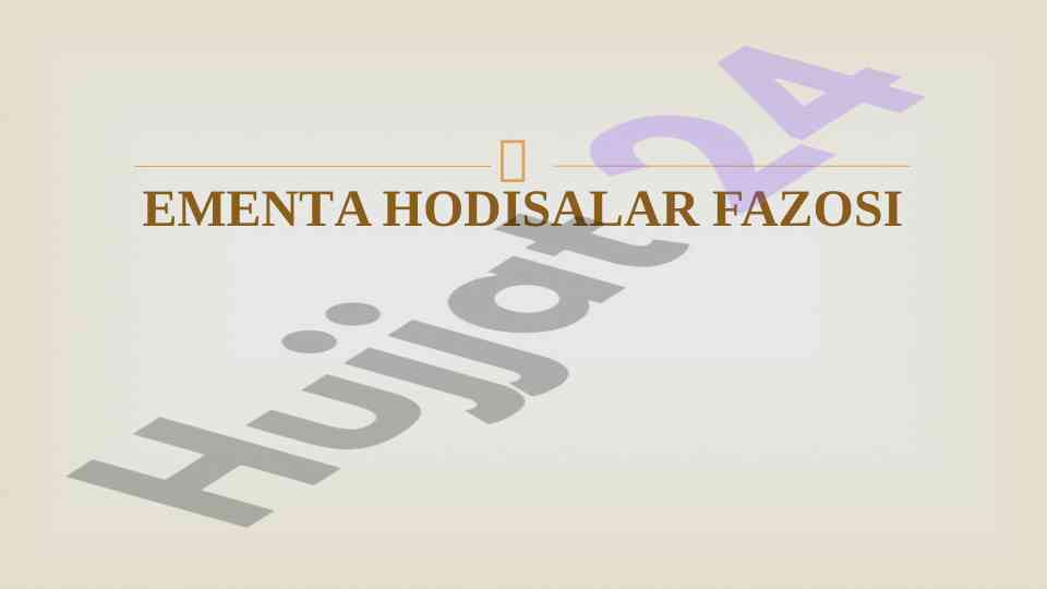 Elementar hodisalar fazosi va ehtimollik nazariyasi