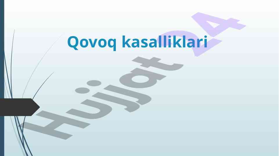 Qovoq kasalliklari va tuğma anomaliyalar