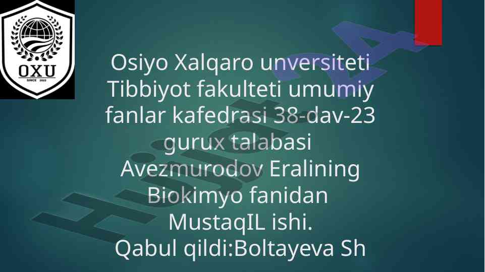 Tibbiyotda dnk rekombinantlarining qo’llanilishi