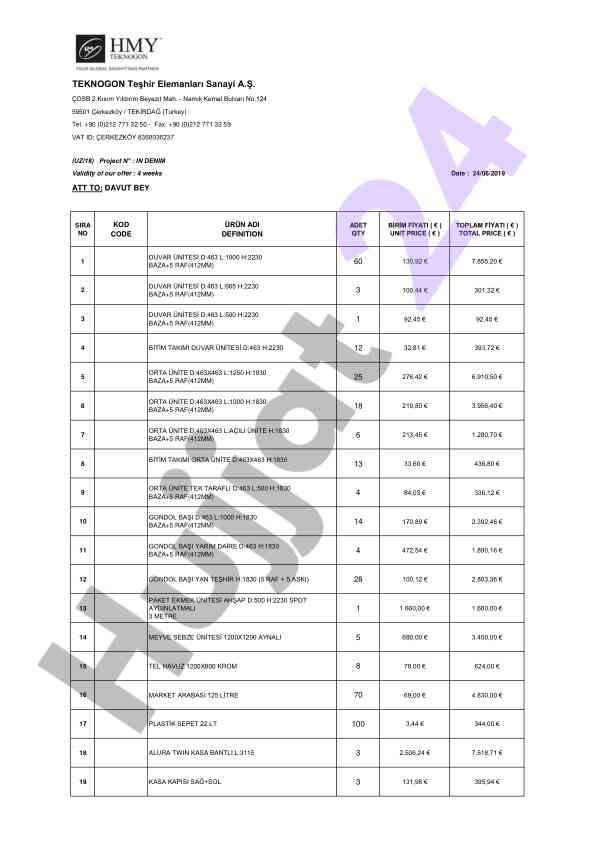Teknogon teklifleri detaylı analizi