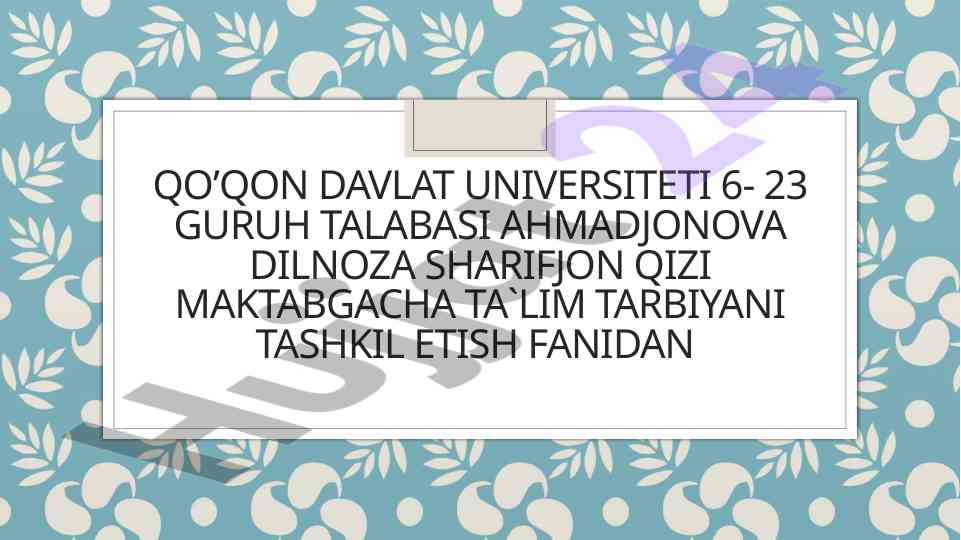 Milliy burchak uchun qahramonlar yasash
