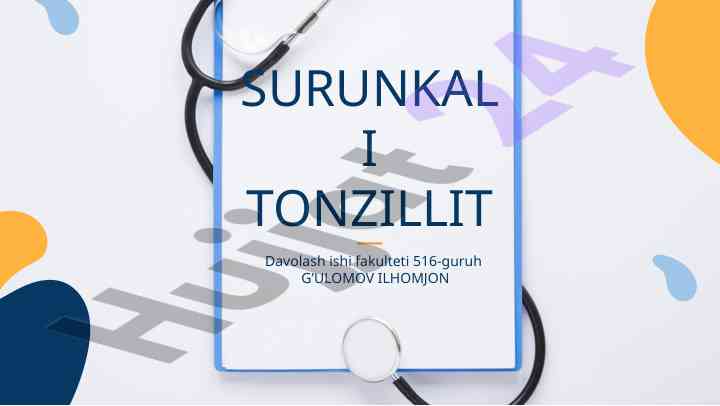 Surunkali tonzillit davolash usullari va profilaktika