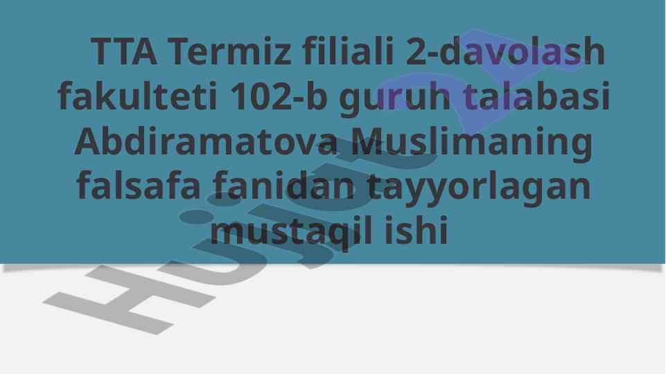 Fan ilmiy dunyoqarash shakli sifatida