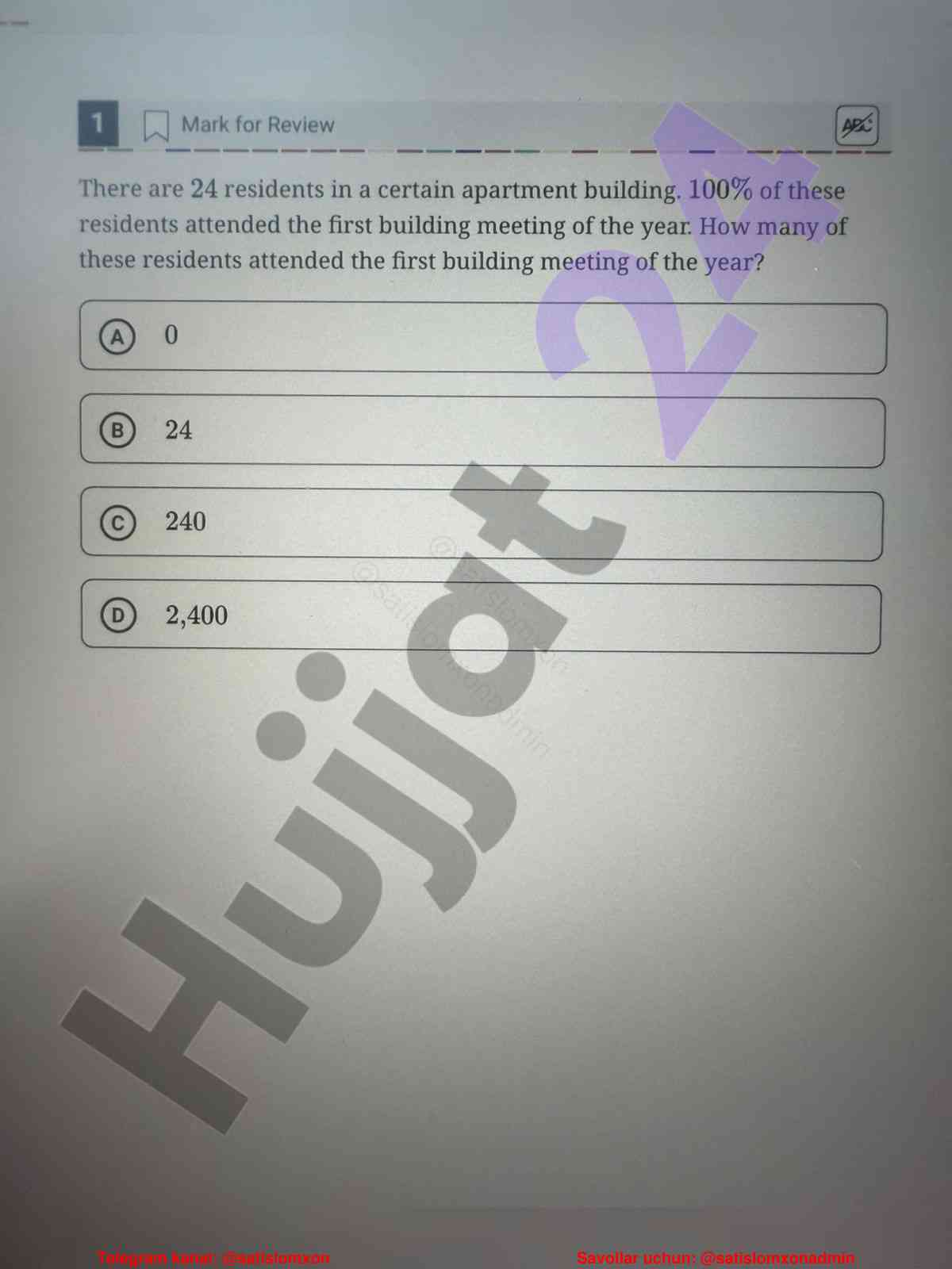 Tegishli savollar va telegram kanal ma'lumotlari