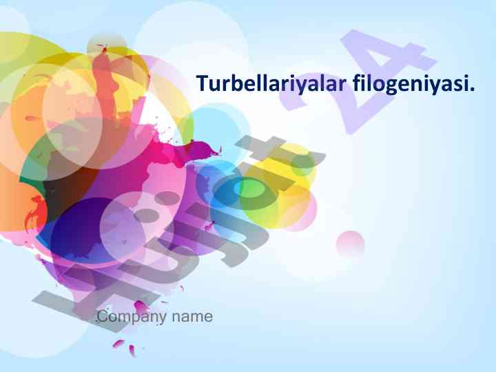 Turbellariyalar filogeniyasi haqida tahlil