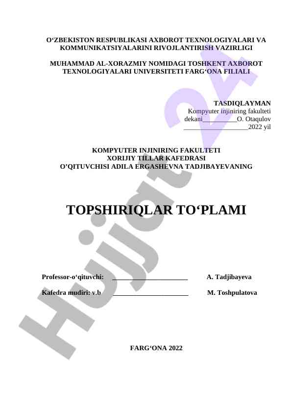 It tashkilotlari bo'yicha o'quv materiallari