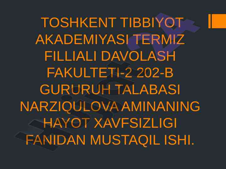 Aholining tabii ofatlar va katta falokatlar