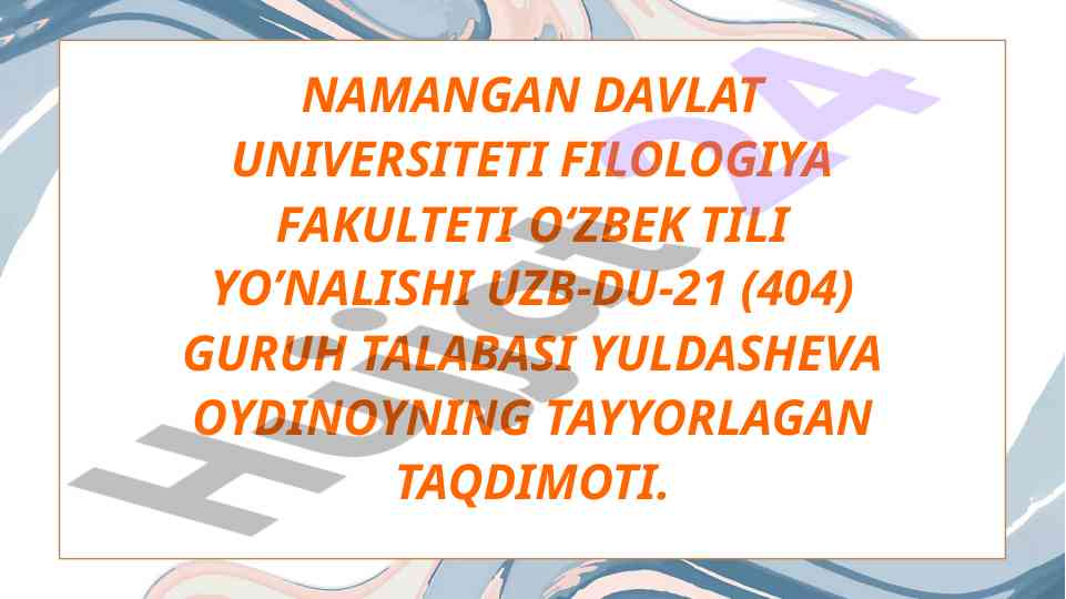 O‘tkan kunlar romanida oshiqlar obrazlari taqdimoti