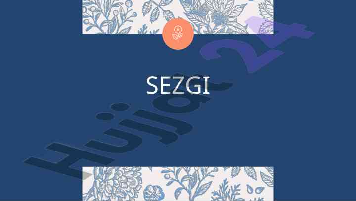 Sezgilar: asosiy tushunchalar va tasniflar