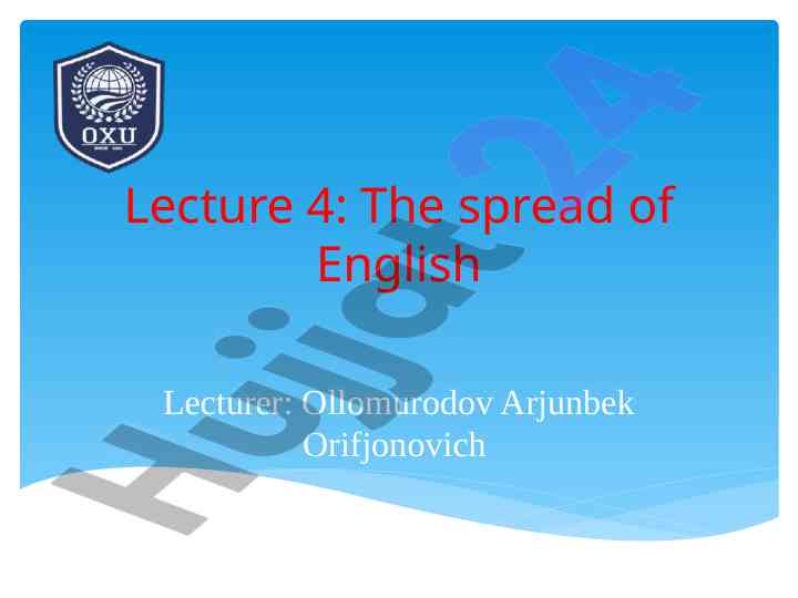 The spread of english language perspectives and impacts