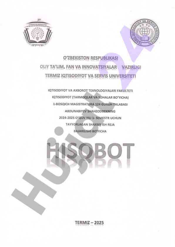 Mikroiqtisodiyot va ilmiy tadqiqot metodologiyasi