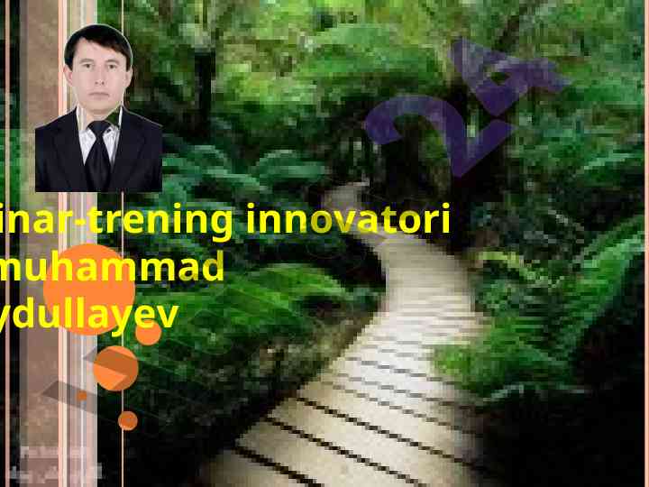 Zanjir usuli bilan o‘qitishning innovatsion yondashuvi