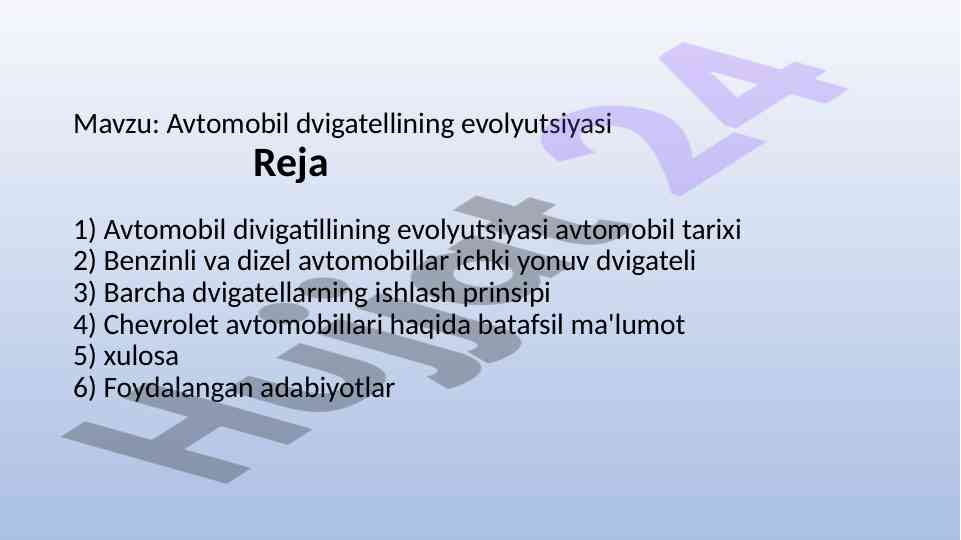 Avtomobil Dvigatellari Evolyutsiyasi