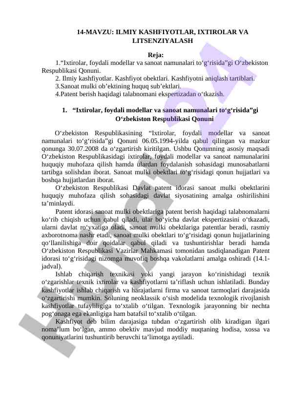 Ilmiy kashfiyotlar va ixtirolar bilan tanishing