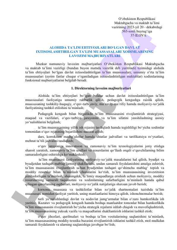 Alohida taʼlim ehtiyojlari bo'lgan taʼlim muassasalari
