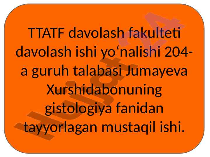 Odam embriogenezini qaltis davrlari hajmi
