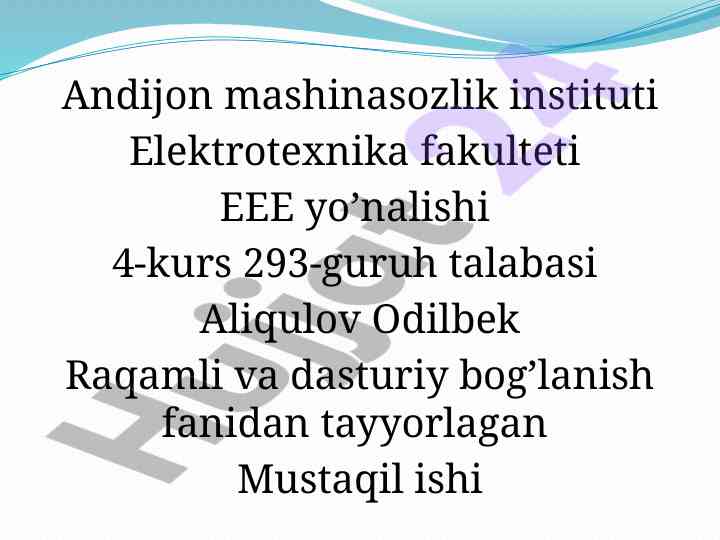 Dasturlash tili tasnifi va asosiy belgilari