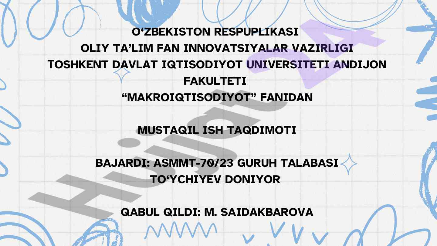 Makroiqtisodiyotda investitsiyalarning ahamiyati