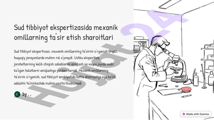 Sud tibbiyot ekspertizasida mexanik omillar