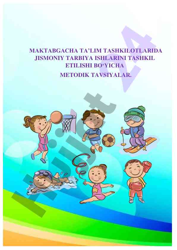Maktabgacha ta’limda jismoniy tarbiya metodikasi