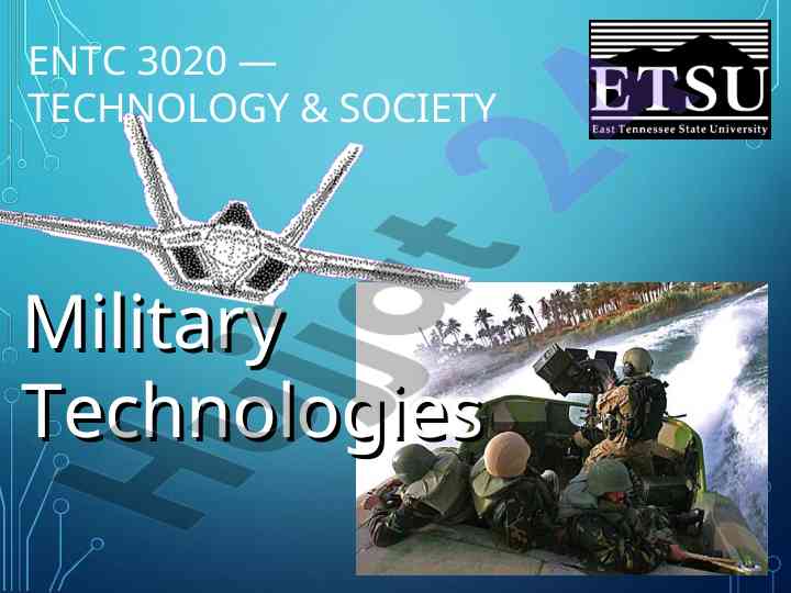 Military technologies and their societal impact