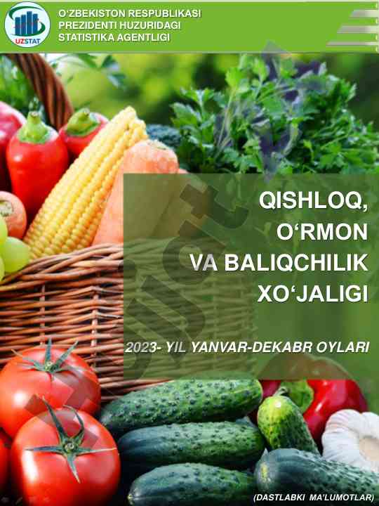 Qishloq o‘rmon va baliqchilik mahsulotlari 2023 hisoboti