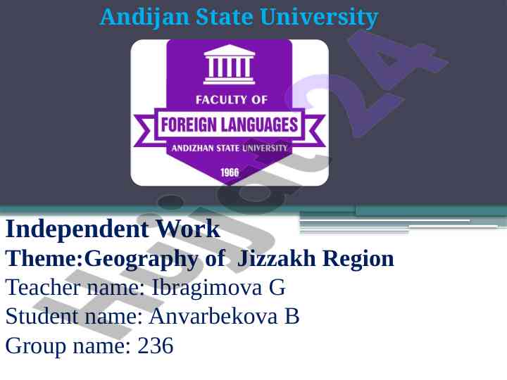 Geography of jizzakh region overview