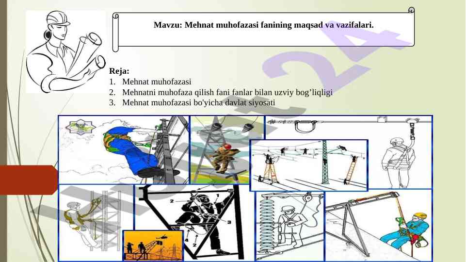 Mehnat muhofazasi fanining maqsad va vazifalari