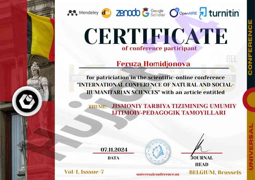 International conference on natural and social sciences