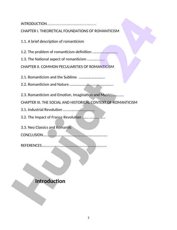 Romantizmning nazariy asoslari va o‘ziga xosliklari
