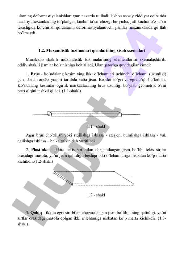 Deformatsiyalanuvchi jismlar mexanikasi asoslari