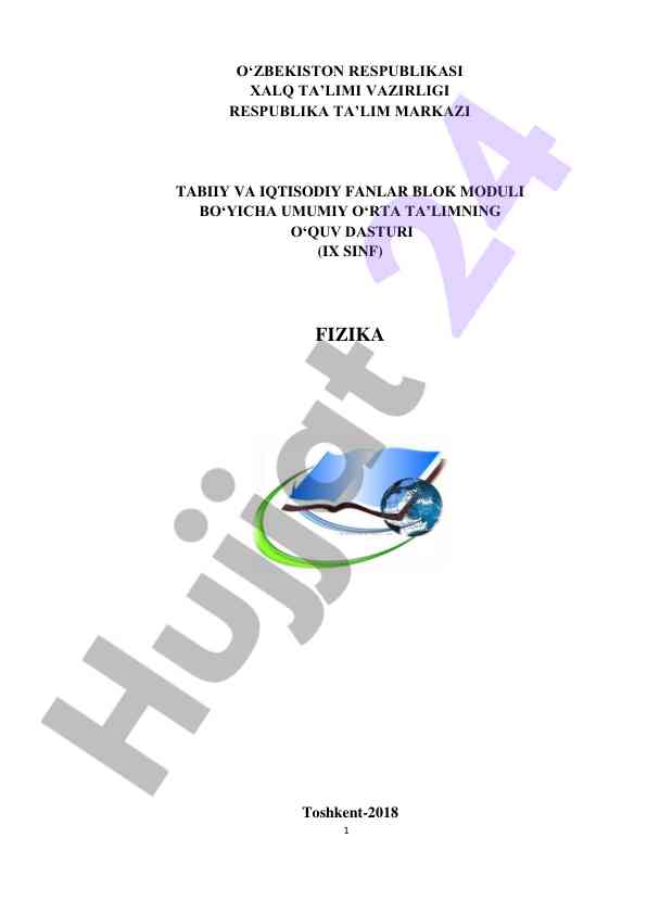 Fizika o‘qitish usullari va asosiy maqsadlari