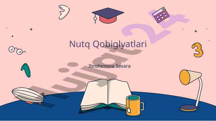 Nutq qobiliyatlarini rivojlantirish usullari