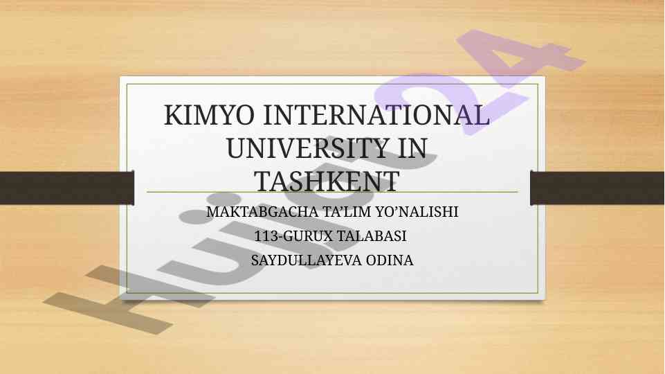 Maktabgacha ta’lim tizimining tarixi va rivoji