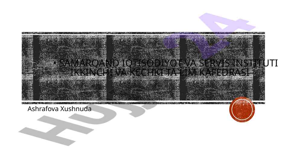 Bozor iqtisodiyoti test savollari