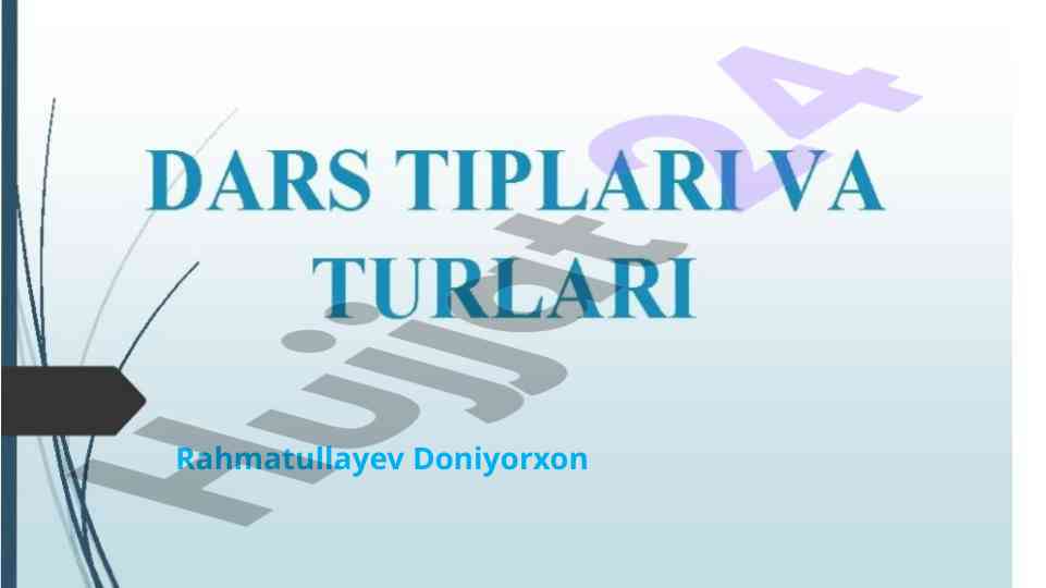 Talimni tashkil etish shakllari va kamchiliklari