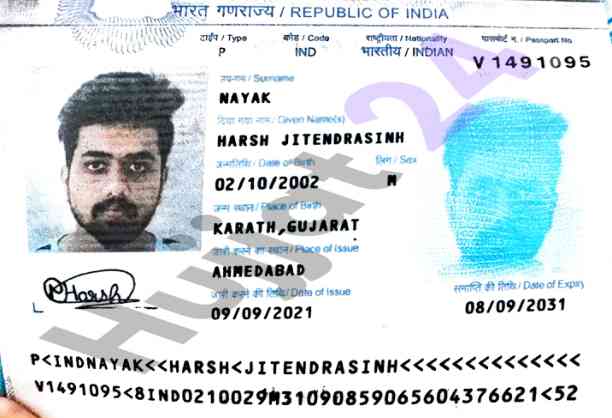 Passport information details and documentation