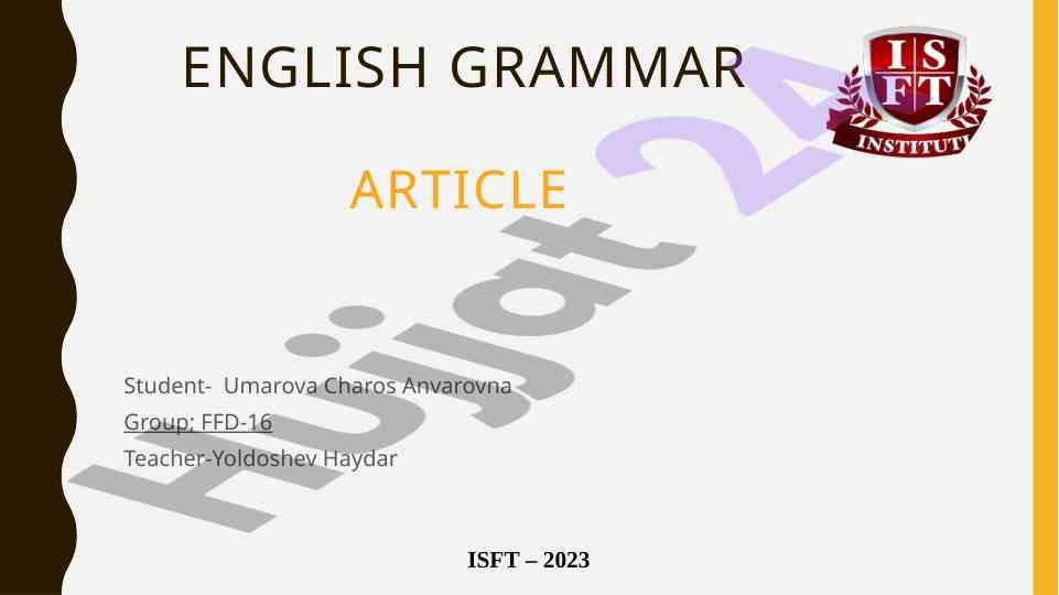 Understanding definite and indefinite articles in english