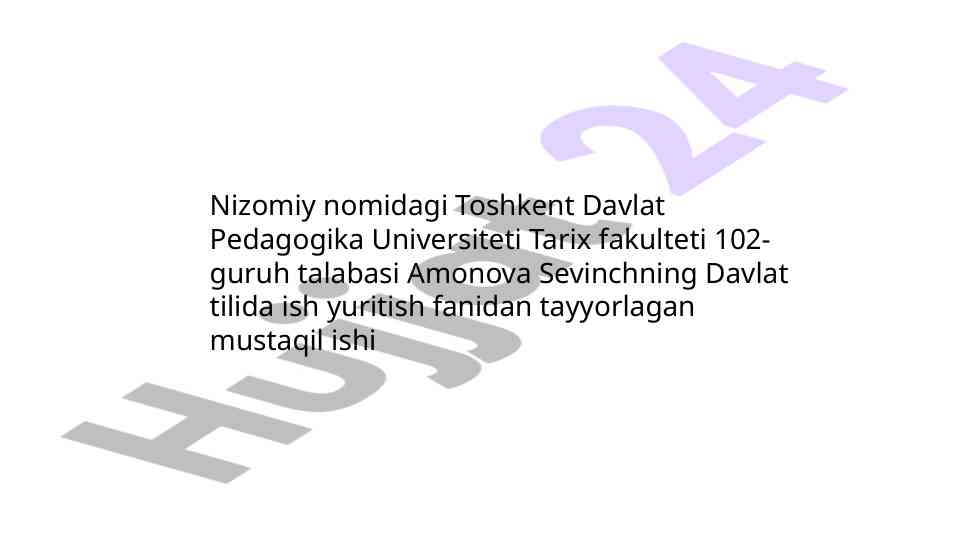 Monologik nutq elementlari haqida mustaqil ish