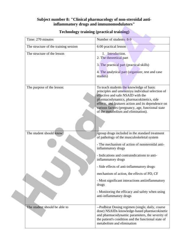Clinical pharmacology of non-steroidal anti-inflammatory drugs