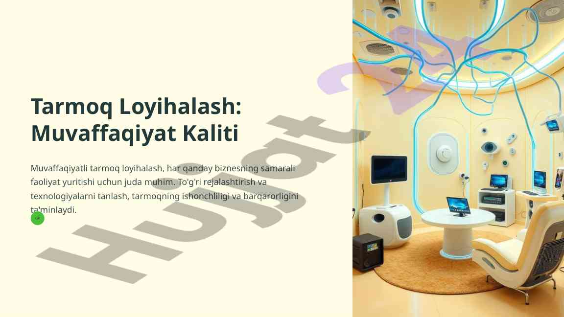 Tarmoq loyihalash bosqichlari va texnologiyalari