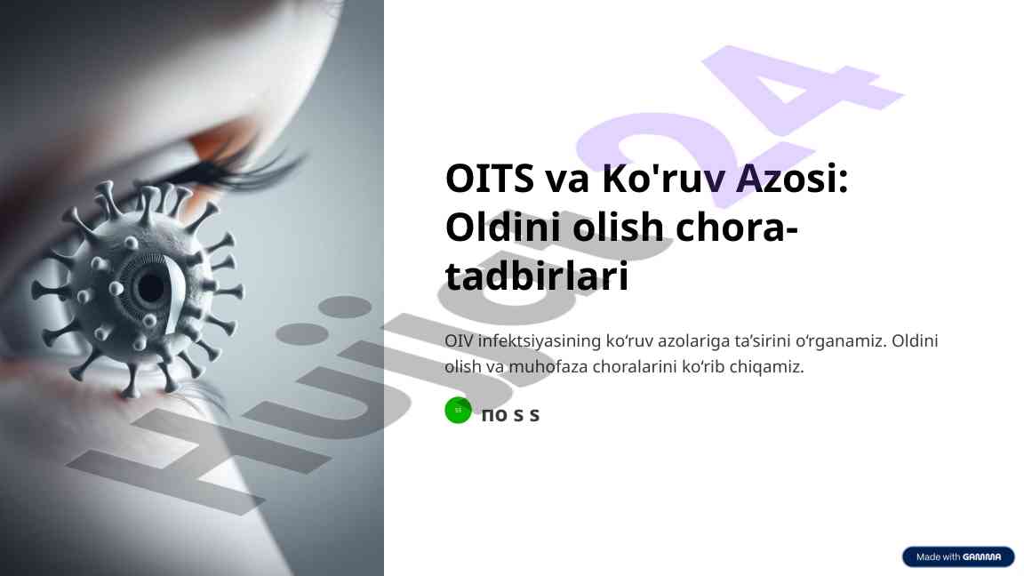 Oits va ko'ruv azosi: oivning ko'z sog‘lig‘iga ta’siri