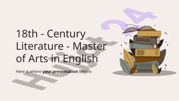 18th century literature presentation overview