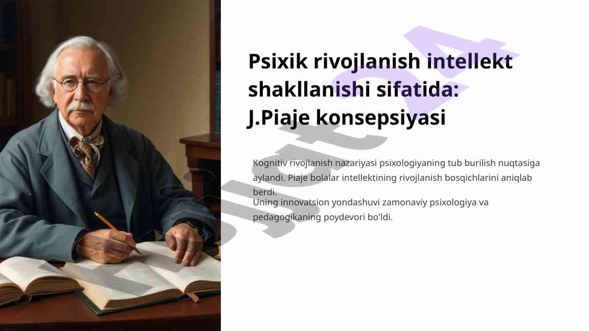 Psixik rivojlanish va kognitiv nazariyalar