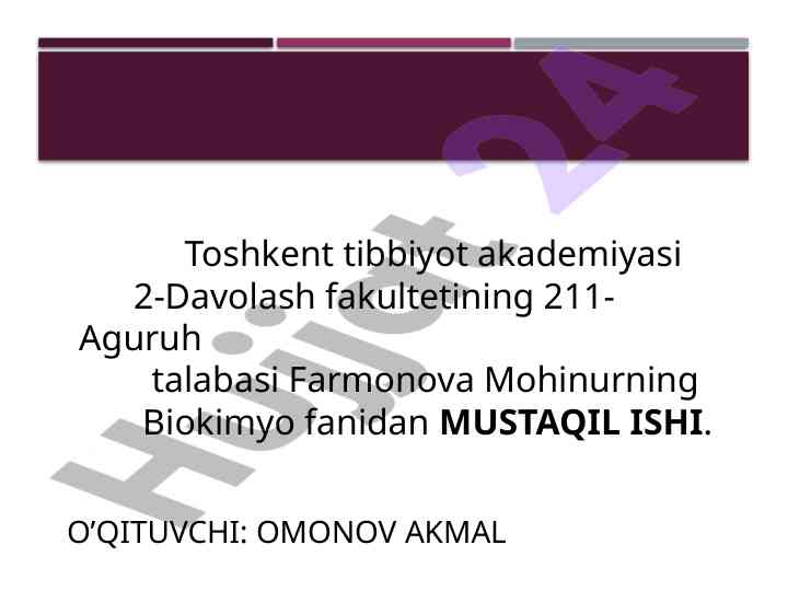 Molekulyar biologiya va genlar ekspressiyasi