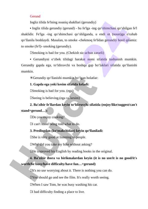 Gerund english language verb forms guide