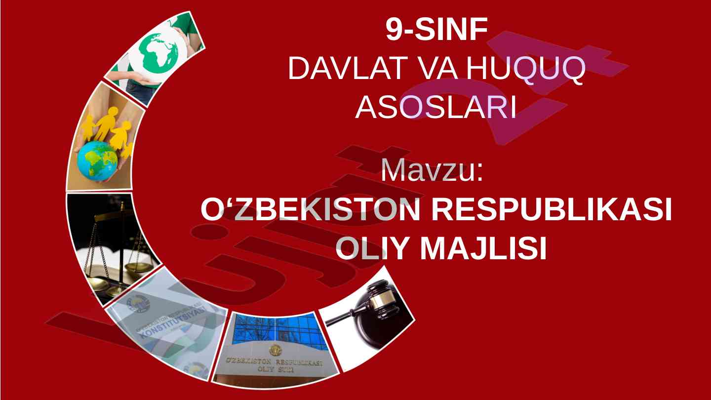 O‘zbekiston respublikasi oliy majlisi tashkiliy tuzilishi
