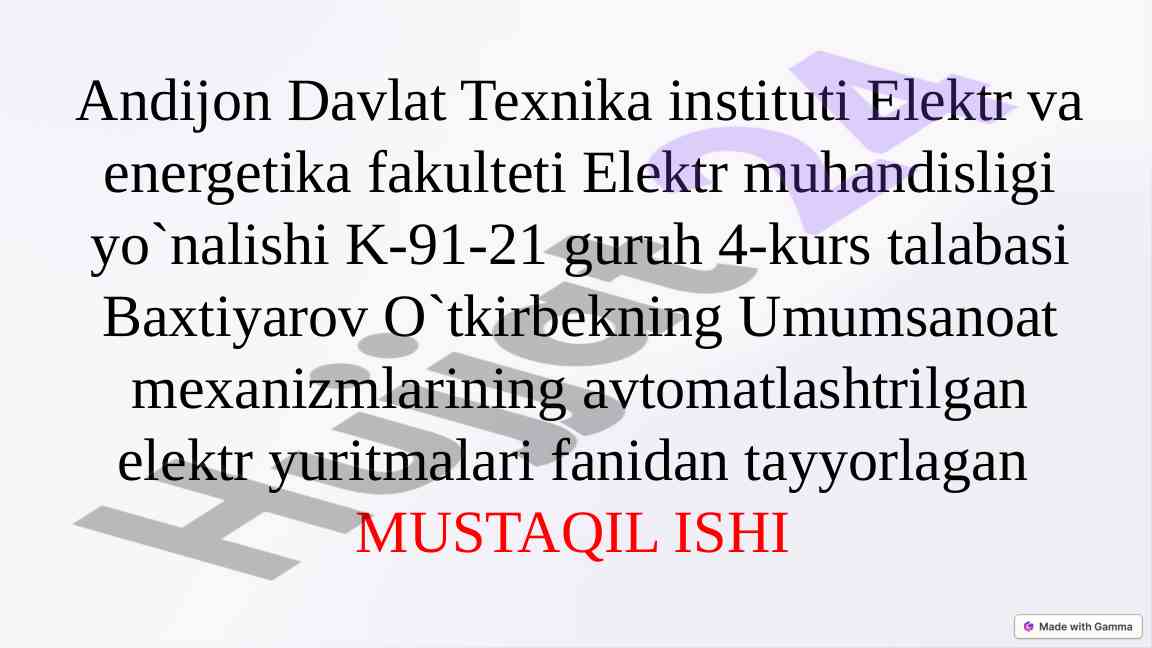 Konveyerlar haqida umumiy ma’lumotlar