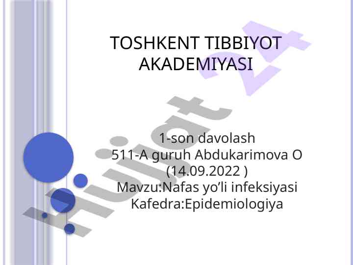 Nafas yo'li infeksiyalari va antibiyotiklar