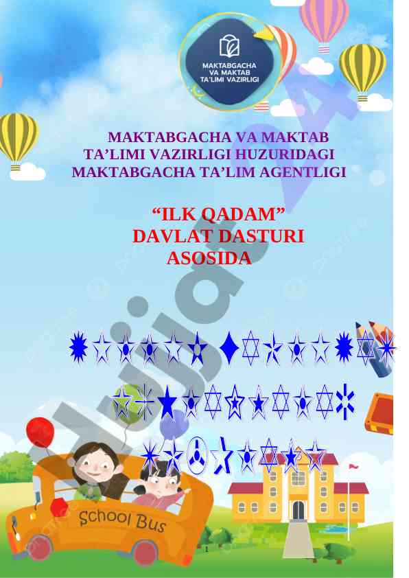 Mustaqillik bayrami ta’limi va faoliyat rejasi